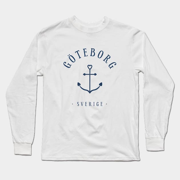 Göteborg Long Sleeve T-Shirt by 66LatitudeNorth